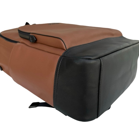 Coach Graham Limited Saddle Brown Calf Leather Full Size Backpack Men’s - Picture 13 of 17